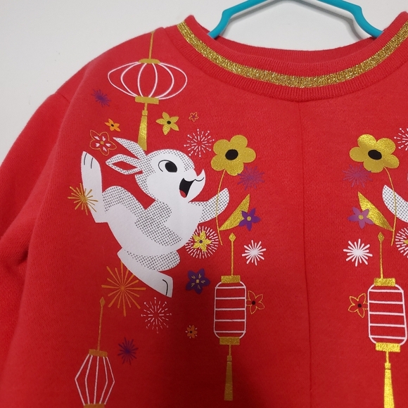Disney Year Of The Rabbit Lunar New Year Sweatshirt Size XS 2023 Thumper Bunny - Picture 9 of 10